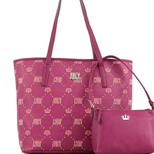 Juicy Couture Fuchsia Tote with Pouch